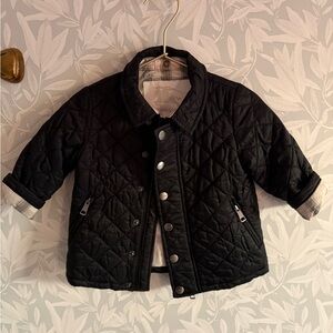 Burberry Black Quilted Kids Puffer Jacket